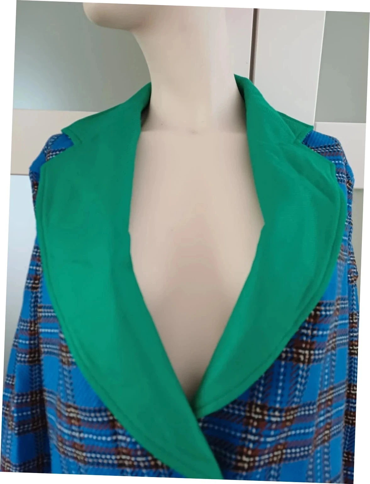 Pièce de créateur Veste Réversible Frangée VictoriaTomas - Taille S (36) - Pièce de Défilé – photo 2